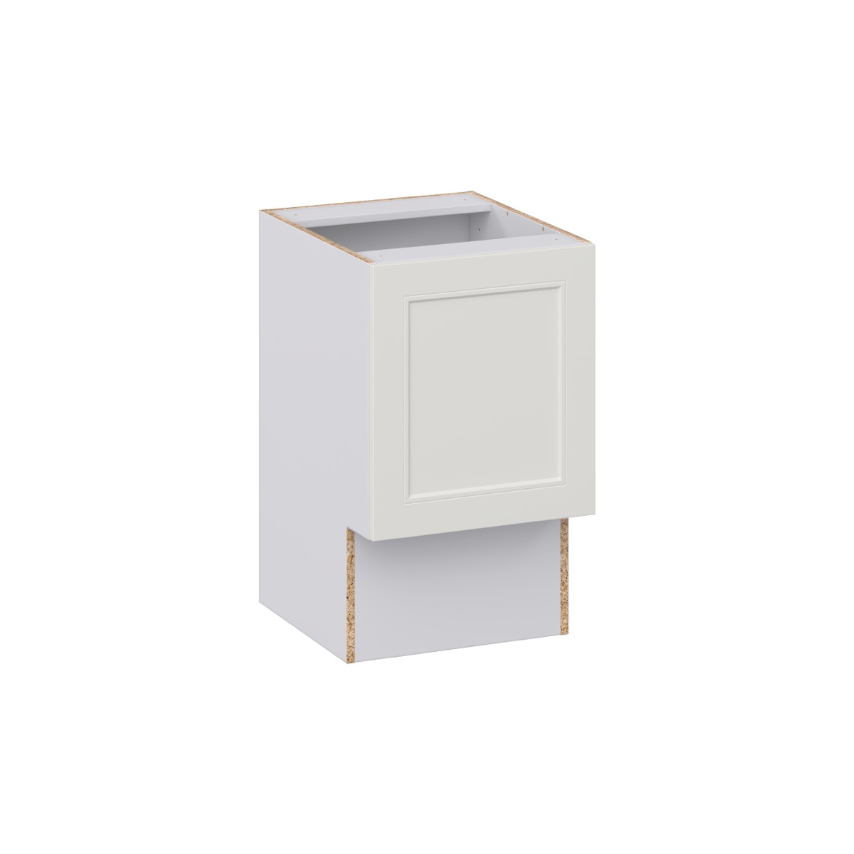 Littleton Painted Gray Recessed Assembled 18 in. W x 30 in. H x 21 in. D Accessible ADA Vanity Base Kitchen Cabinet