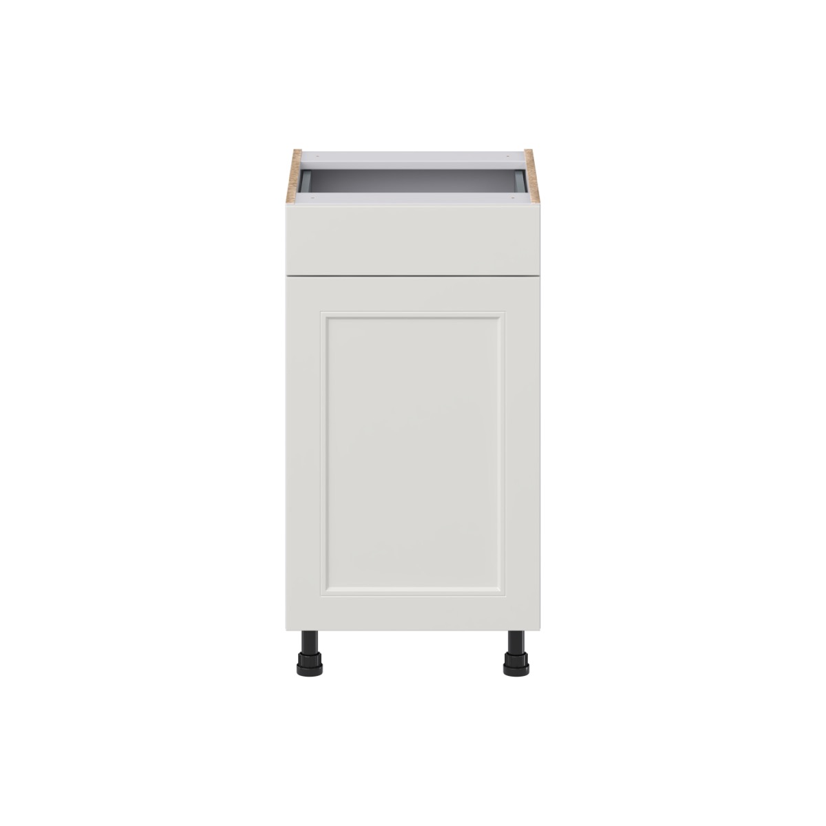 Littleton Painted Gray Recessed Assembled 18 in. W x 34.5 in. H x 21 in. D Vanity 1 Drawer Base Kitchen Cabinet