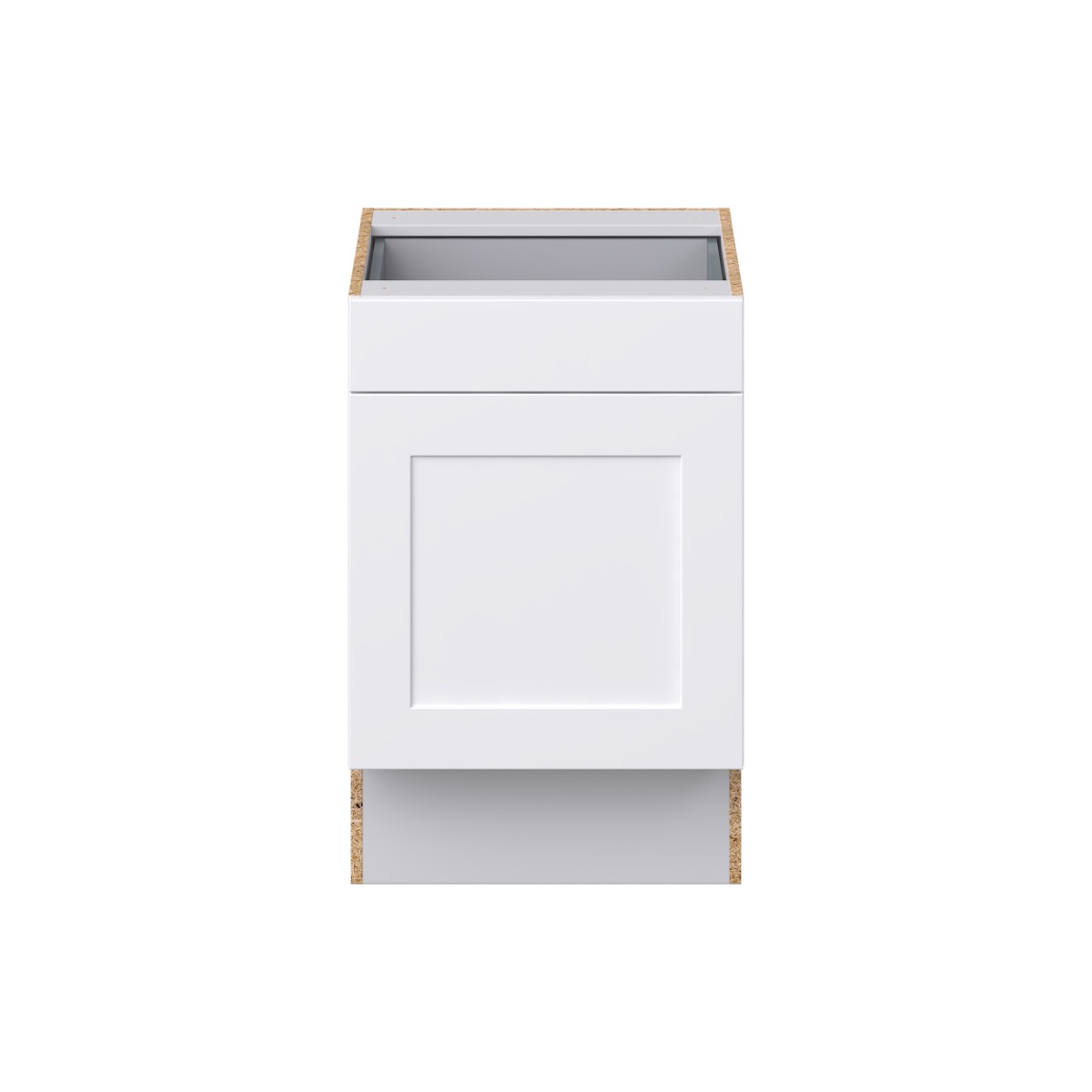 Wallace Painted Warm White Shaker Assembled 21 in.W x 32.5 in.H x 23.75 in.D Accessible ADA 1 Draw Base Kitchen Cabinet