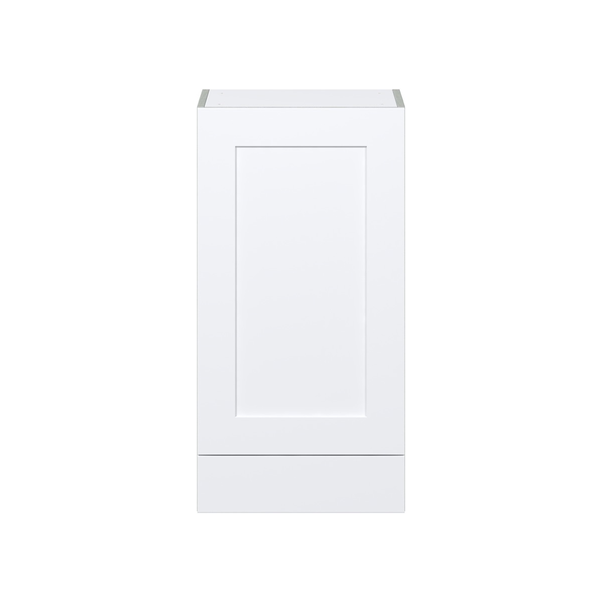 Wallace Painted Warm White Shaker Assembled Wall Kitchen Cabinet with a Drawer (18 in. W x 35 in. H x 14 in. D)