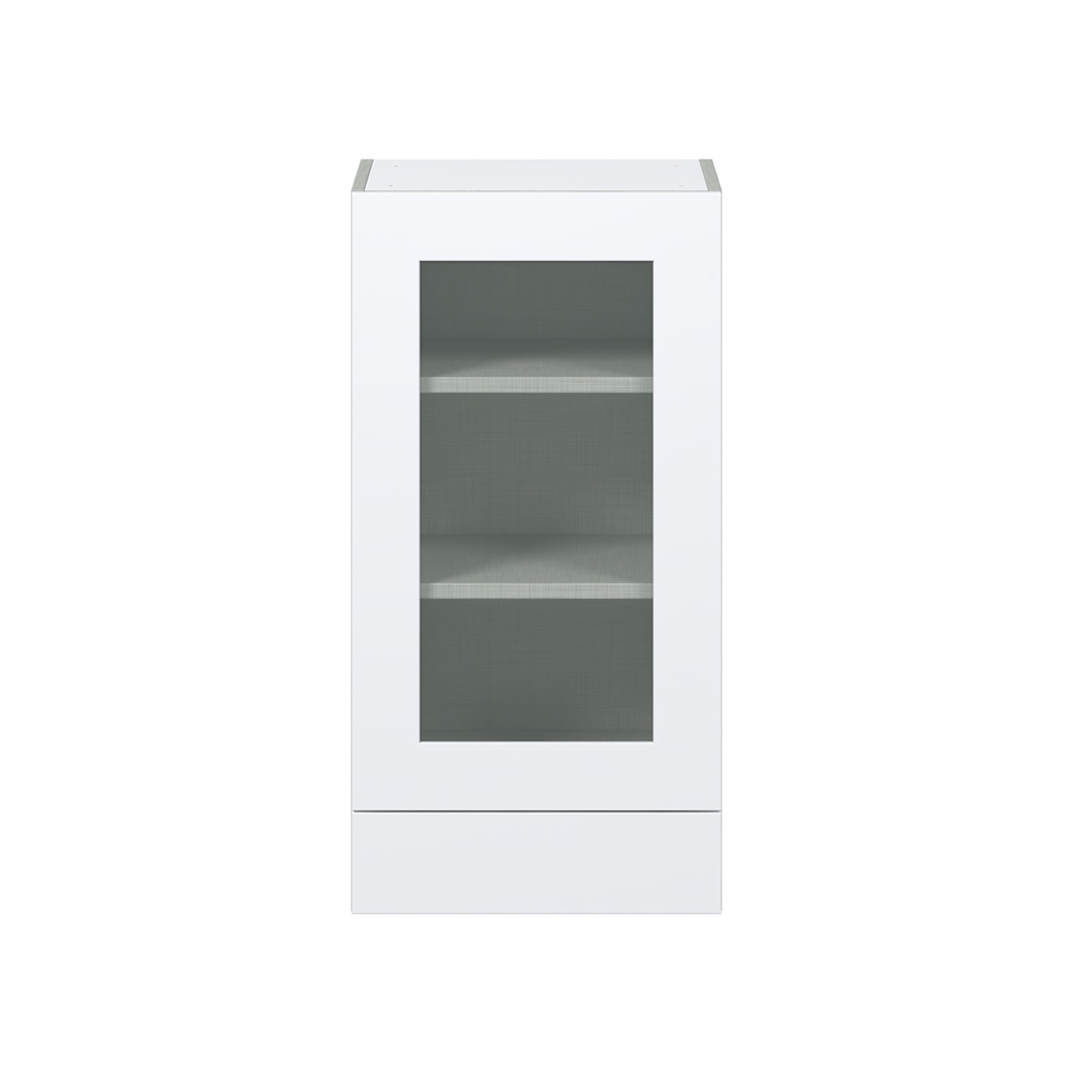 Wallace Painted Warm White Shaker Assembled Wall Kitchen Cabinet with Door and a Drawer (18 in. W x 35 in. H x 14 in. D)